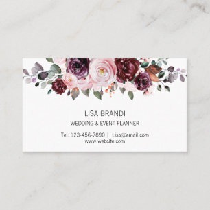 Moderne Elegante Watercolor Visitenkarte