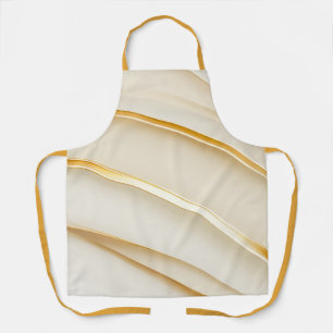 Moderne elegante weiche Creme einfach Schürze