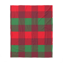 Moderne Elegante Weihnachts Rot & Grün Buffalo Kar