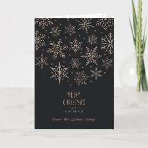 Moderne elegante Weihnachtskarte Feiertagskarte
