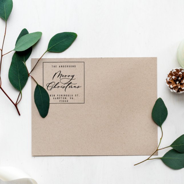 Moderne, elegante Weihnachtsschrift Gummistempel (Von Creator hochgeladen)