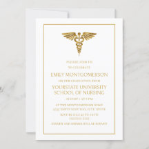 Moderne elegante weiße Gold-Krankenpflegeschule Ab