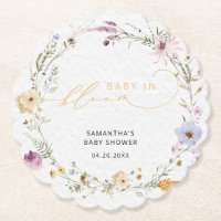 Moderne Elegante Wildblumen Baby in Bloom