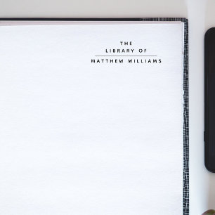 Moderne Eleganz einfach aus der Bibliothek des Buc Permastempel