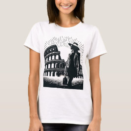 Moderne Eleganz trifft antikes Rom: Das Kolosseum T-Shirt