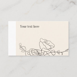 Moderne Eleganz Visitenkarte