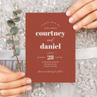 Moderne Elfenbeinbraun Trendy Mix Match Wedding