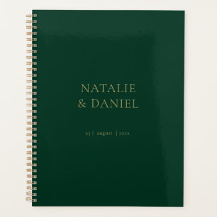 Moderne Emerald Green et Mariage Gold Chic