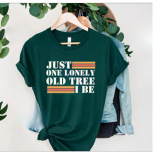 Moderne emotionale Aussage Orange gelbe Linie T-Shirt