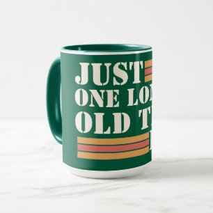 Moderne emotionale Aussage Orange gelbe Linie Tasse
