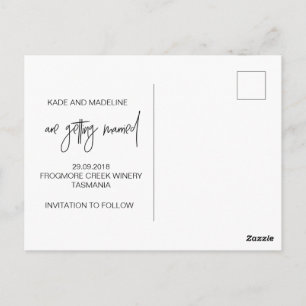 Moderne Enregistrer la date Invitations de carte p