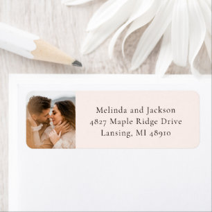 Moderne erdige neutrale Foto-Hochzeit