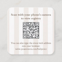 Moderne Espresso Martini-Brautparty QR Code RSVP