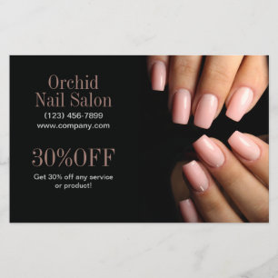 Moderne Esthetiker SPA Nagelstudio Preislisten Flyer