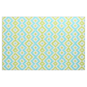 Moderne Ethnic Ikat Mosaik Muster Wasserfarbe Stoff