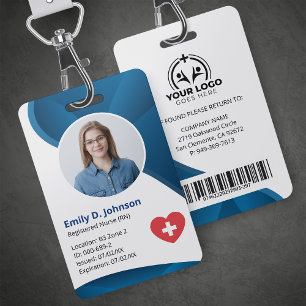 Moderne examinierte Krankenschwester RN Ausweis