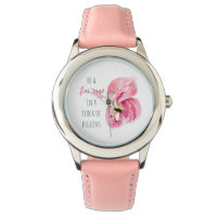 Moderne exotisch rosa Aquarellfärbung mit Zitat