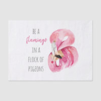 Moderne exotisch rosa Aquarellfärbung mit Zitat