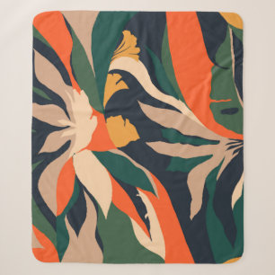Moderne exotische Dschungel-Pflanze illustrieren M Sherpadecke