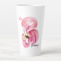 Moderne exotische Rosa Flamingo Wasserfarbe