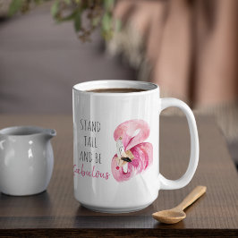 Moderne exotische Stand groß und sein fabelhaft Fl Zweifarbige Tasse