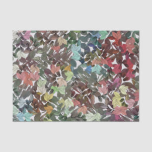 Moderne Falling-Blätter Druckpapier Seidenpapier