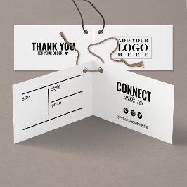 Moderne Faltschachtel-White-Hang-Karte