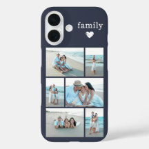 Moderne Familie 6 Foto Grau