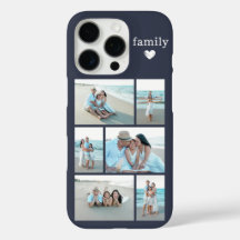 Moderne Familie 6 Foto Grau