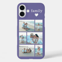 Moderne Familie 6 Foto Lila