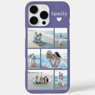 Moderne Familie 6 Foto Lila iPhone 16 Pro Max Hülle