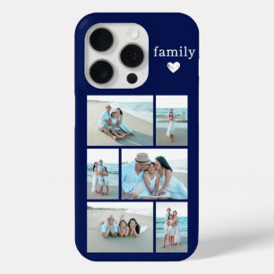 Moderne Familie 6 Foto Navy Blau Case-Mate iPhone Hülle
