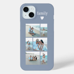 Moderne Familie 6 Foto Staubblau Case-Mate iPhone Hülle