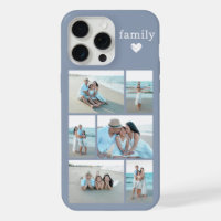Moderne Familie 6 Foto Staubblau