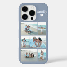 Moderne Familie 6 Foto Staubblau