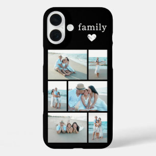 Moderne Familie 6 Schwarz Bild iPhone 16 Plus Hülle