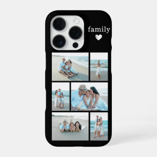 Moderne Familie 6 Schwarz Foto iPhone 16 Pro Hülle