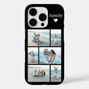 Moderne Familie 6 Schwarz Foto iPhone 16 Pro Hülle