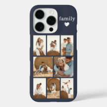Moderne Familie 8 Foto Grau