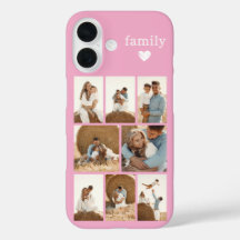 Moderne Familie 8 Foto Rosa