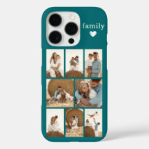 Moderne Familie 8 Foto Teal