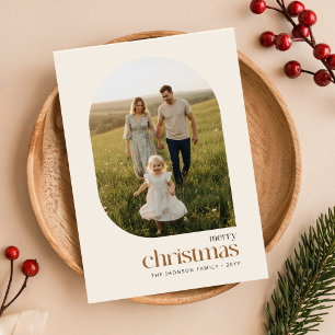Moderne Familienfoto-Architektur Frohe Weihnachten