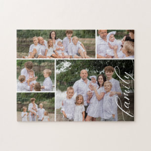 Moderne Familienfoto-Mosaik