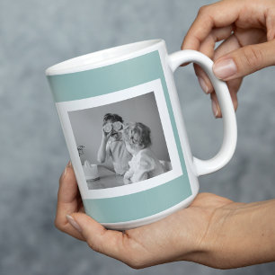 Moderne Familienfoto-Münze Einfach Tolles Geschenk Kaffeetasse