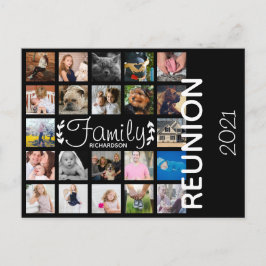 Moderne Familienfotografie Collage Family Wiederse Postkarte
