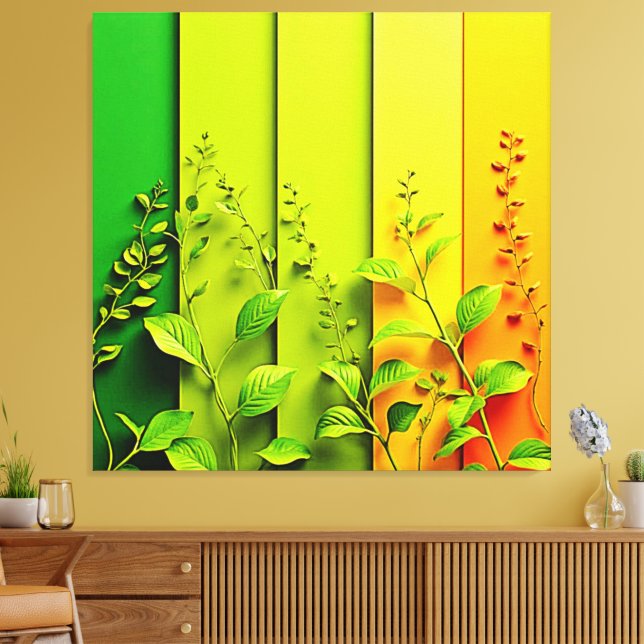Moderne Farbblockart Leinwanddruck (Insitu (Wohnzimmer))