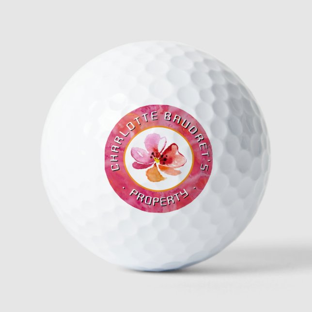 Moderne Farbe Golfball (Vorderseite)