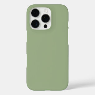 Moderne Farbe Grün Schlicht Solid Color iPhone 16 Pro Hülle