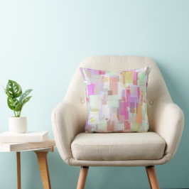 Moderne Farben & Elegante Abstrakte Geometrische K Kissen