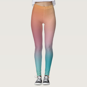 Moderne Farben Elegantes Template Rot Grün Leggings